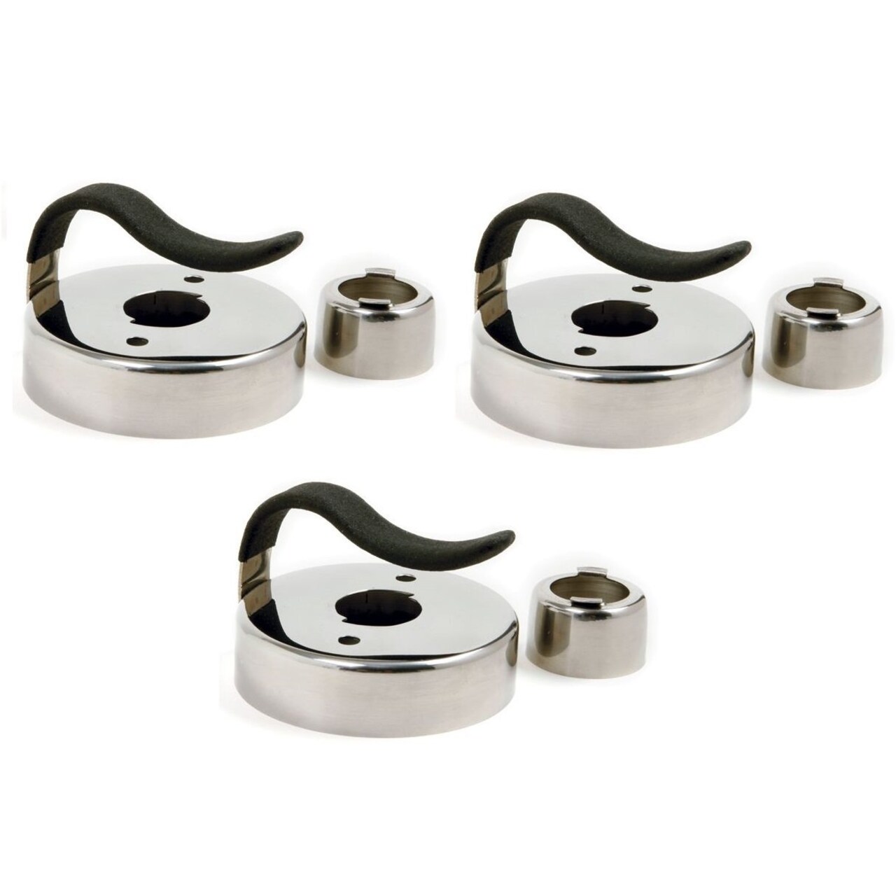 Norpro 3" Stainless Steel Donut / Biscuit Cutter with Removable Center